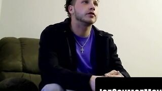 Point-Of View Blow Job Session With Huge Facial For Big Dick Guy