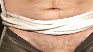 Bondage Babe Fucked Hard With Rope And Blindfolded By Dominant Older Man