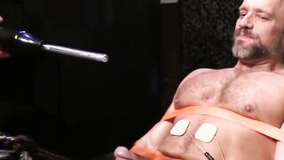 Muscle Hunk's Bondage Playground - Hard Core Domination with Blindfold & Whips