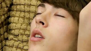 Long-Haired Hunk's Anal Adventure With Sex Toys And Facial