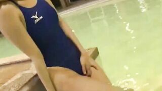 Poolside Pool Party - Double Penetration & Changing Room Fun" (Japanese to English translation)