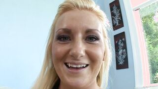 Blond Teen love long Dicks - Deep Throat - Rough Banged!
