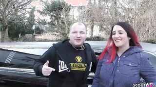 GERMAN CURVY QUEENPARIS SUPRISE VEHICLE SEX WITH BIRTHDAY BRO