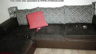 LUCKY DOGS COME FOR BEAUTY mom BLONDE UNSHAVED FOR THE CHIPS, INTO THE HOMEMADE CAM