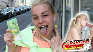 GERMAN SCOUT - SMALL BIMBOS REBECCA AFRICAN PICKED UP AND NAILED RAW
