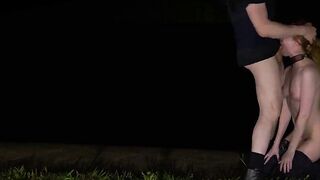 Hard bj and rimjob for obedient ginger