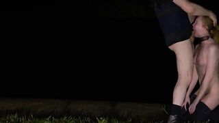 Hard bj and rimjob for obedient ginger