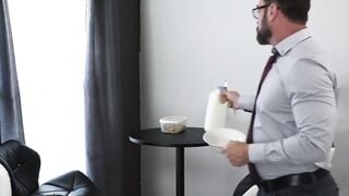 Step-Dad's Hot Ass Drilled By His StepSon - Bare Back Fucking