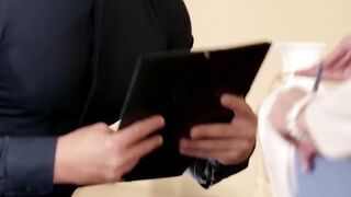 Mature Boss Ravages Young Employee Pussies - Older Man Fucks Two Girls