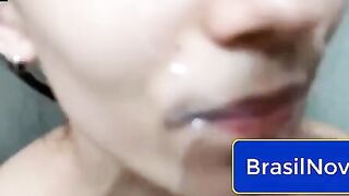 Amateur Blowjob Compilation - Facial Finish