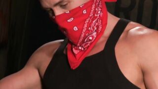 Tall & Handsome - Striptease by Tall Guy with Big Dick in Jeans