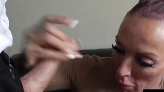 UK Sub Sluts Anal Destruction: Big Boob Babe Brookie Jameson Fucked Hard