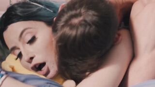 Transgender Kora Dell Rio Fucks Raw with Huge Load on Ass - POV