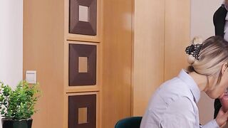 European Babe Endures Intense Pussy Penetrations - Hot Blonde Faceslapped & Creampied
