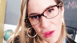 Mommy Blows Best - Milf Teacher Adere's Quinn Throat Stretched In Pov By Student