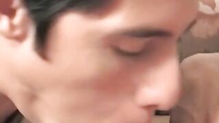 Twinks Raw Anal Threesome with Big Dick Pounding Hardcore Action