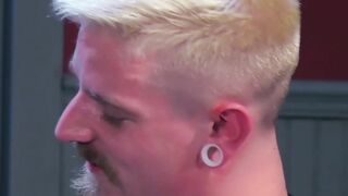 Fisting Frenzy - Hunks Isaac Lincoln & Cody Winters Shave Each Other's Asses
