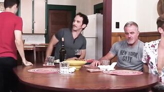 Fourway Frenzy - Anal Orgy With Dads And Sons