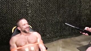 Soldiers' Shock Therapy - Big Balls & Naked Nips with Porn Star Dirck Caber