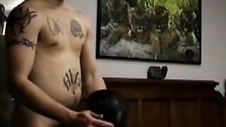 Tattooed Straight Guy Surprised With Gay Sex From Buddy's Brother