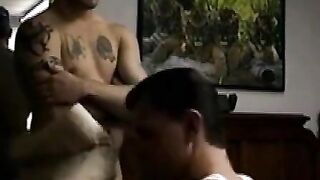 Tattooed Straight Guy Surprised With Gay Sex From Buddy's Brother