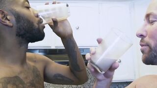August Alexander's Protein Shake Filled Ass Fucking with Hunk Alex Hawk