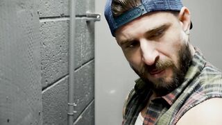 Muscle Hunks Sean Mayger & Drew Dixion Fucked Raw In Public Restrooms