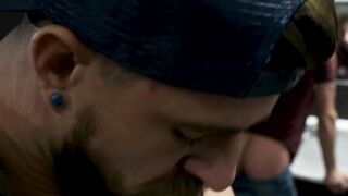 Muscle Hunks Sean Mayger & Drew Dixion Fucked Raw In Public Restrooms