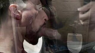 Muscle Hunks Sean Mayger & Drew Dixion Fucked Raw In Public Restrooms