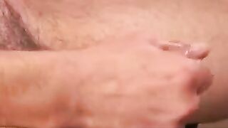 Hairiest Stud Stripping Down & Jerking Off in Interview Room