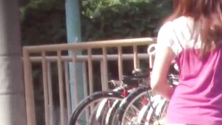 Public Peeping - Naughty JAV Voyeurs Captured Pissing In Public