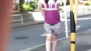 Public Peeping - Naughty JAV Voyeurs Captured Pissing In Public