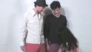 Seductive Bombshell Babes - Hot Blonde Teen Seduces Two Hunk Guys