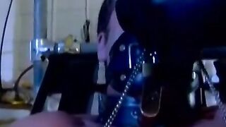 Horny BDSM Domination Session with Naughty Teen Girl & Older Man