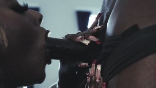 VIXEN VALORE'S SEXY MAWING SESSION - POV BLOWJOB & FACIAL
