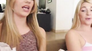 Babe's Red Dildo Adventure - Babysitter Teens Kenna James & Jennifer White