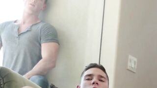 Muscular Voyeur Fucks Twinkle-Eyes Neighbor In Broad Daylight
