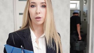 Naughty Girl Next Door - Hot Blonde Babe Gets Fucked Hard By A Huge Dick