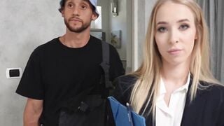 Naughty Girl Next Door - Hot Blonde Babe Gets Fucked Hard By A Huge Dick