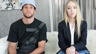 Naughty Girl Next Door - Hot Blonde Babe Gets Fucked Hard By A Huge Dick