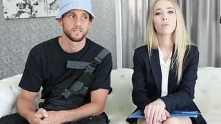 Naughty Girl Next Door - Hot Blonde Babe Gets Fucked Hard By A Huge Dick
