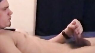 BandanasStud - Gay Producer's Pet Stud Jerking Off & Big Load