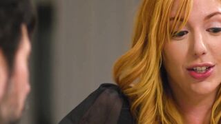 Redheaded MILF Cougar Lauren Philips Gets Her Pussys Prickered By A Huge Dick