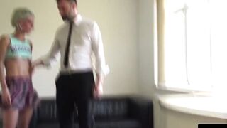 UK Sub Sluts #138: Dominated By A Fit Bombshell In Hardcore Anal Threesome