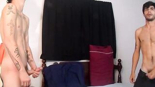 Straight Twink Threesome Compilation with Hot Loads of Semen
