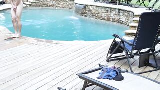 Boypunch.Com Barebacks Pool-Side Hunk Twink With Big Dick And Hot Body
