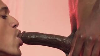 Dark Godz Bareback Threesome Action With Mentee And His Older Teacher