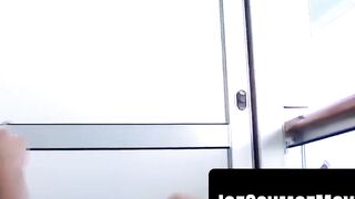 Hairy Dude's Precum Sloppy Blowjob - Old Man Fucks Young Twink