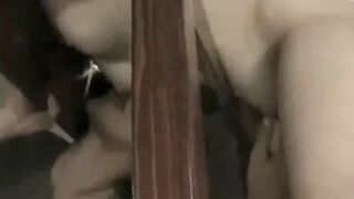 Hot Japanese Milf Fetish - Wooden Chair Bondage & Multiple Orgasms