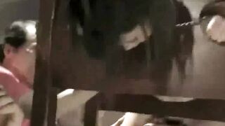 Hot Japanese Milf Fetish - Wooden Chair Bondage & Multiple Orgasms